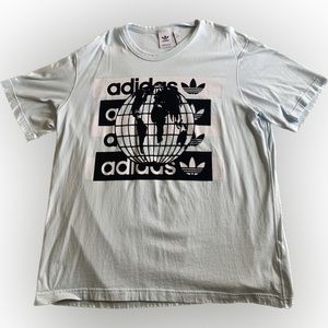 Adidas Originals Men’s Globe Print Short-Sleeve Tee